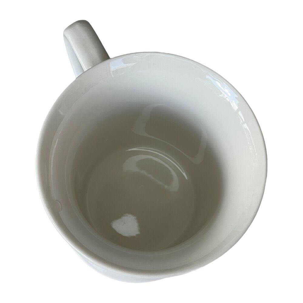 American Atelier Vineyard 5039 White Porcelain Leaves & Grapes Tableware Tea Cup - Picture 5 of 7